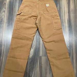 Carhartt Men's B01-M Firm Duck Double Front Dungarees 30x32